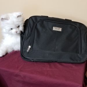 NWT E.V.A. black travel tote.